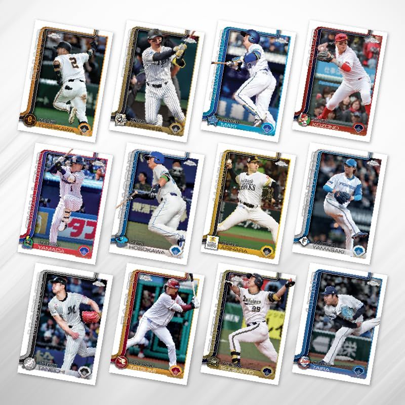 2025 TOPPS NPB クローム ベースボールカード 1 BOX 入 24 pack
