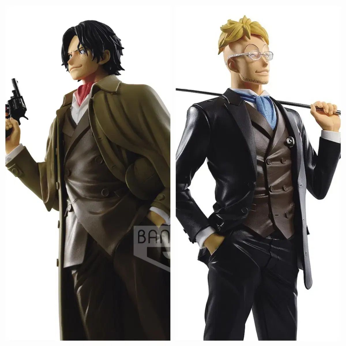 バンプレスト ONE PIECE ワンピース トレジャー CRUISE クルーズ マルコ エース フィギュア 2種