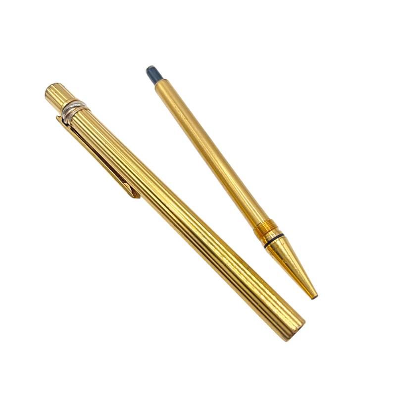 マスト ドゥ カルティエ トリニティ ボールペン ゴールドカラー