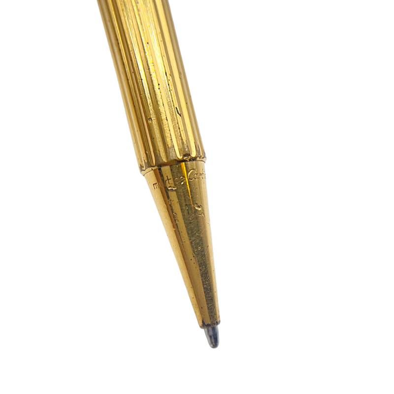 カルティエ トリニティ ドゥ ロゴ入り ツイスト式 ボールペン ゴールドボルドー マスト ドゥ カルティエ トリニティ ボールペン ゴールドカラー
