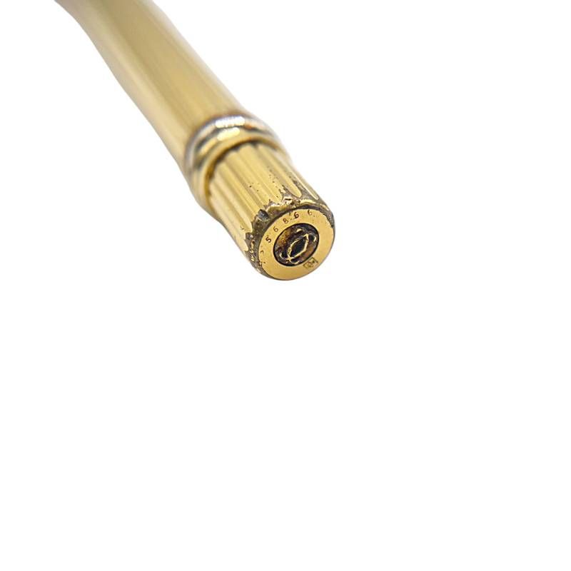 マスト ドゥ カルティエ トリニティ ボールペン ゴールドカラー