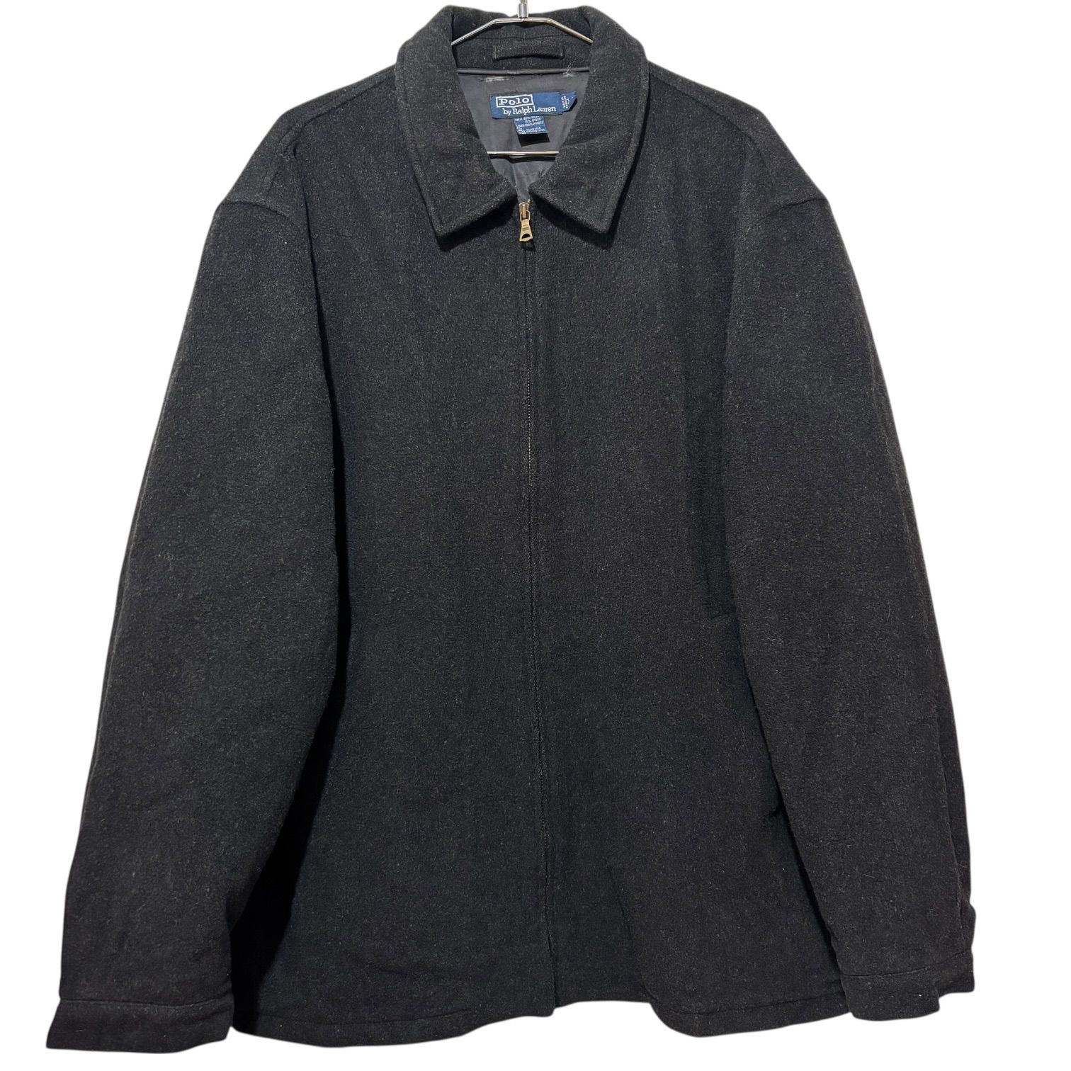 90 s 00 POLO RALPH LAUREN SPORTS JACKET XL BLK ラルフローレン スポーツジャケット スポジャケ 黒
