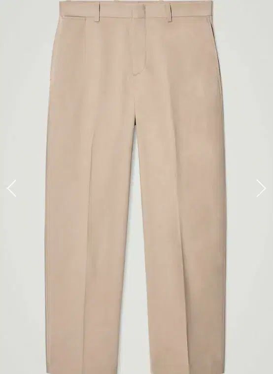 COS リラックスド ストレート レグ チノ ベージュ