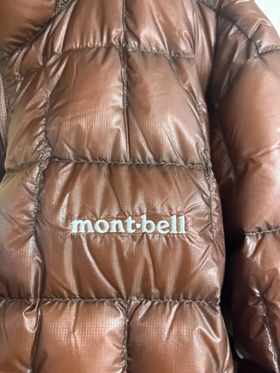 モンベル プラズマ 1000 ダウンジャケット ブラウン - メルカリ