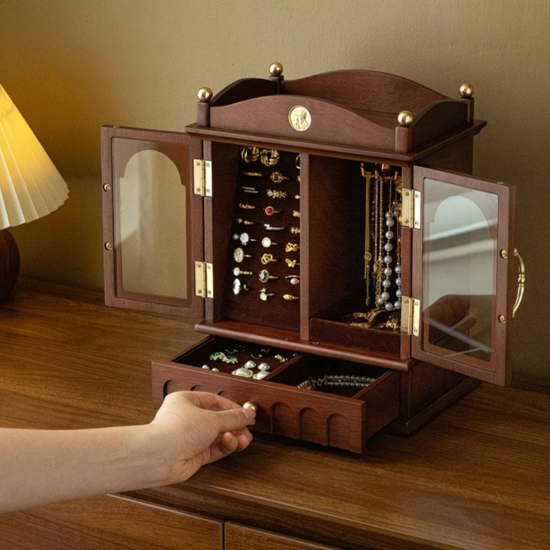 NORDIC MORE 北欧アンティーク調 ジュエリーボックス（本体のみ