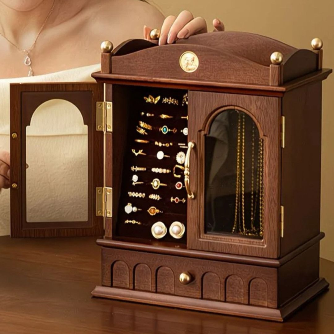 NORDIC MORE 北欧アンティーク調 ジュエリーボックス（本体のみ