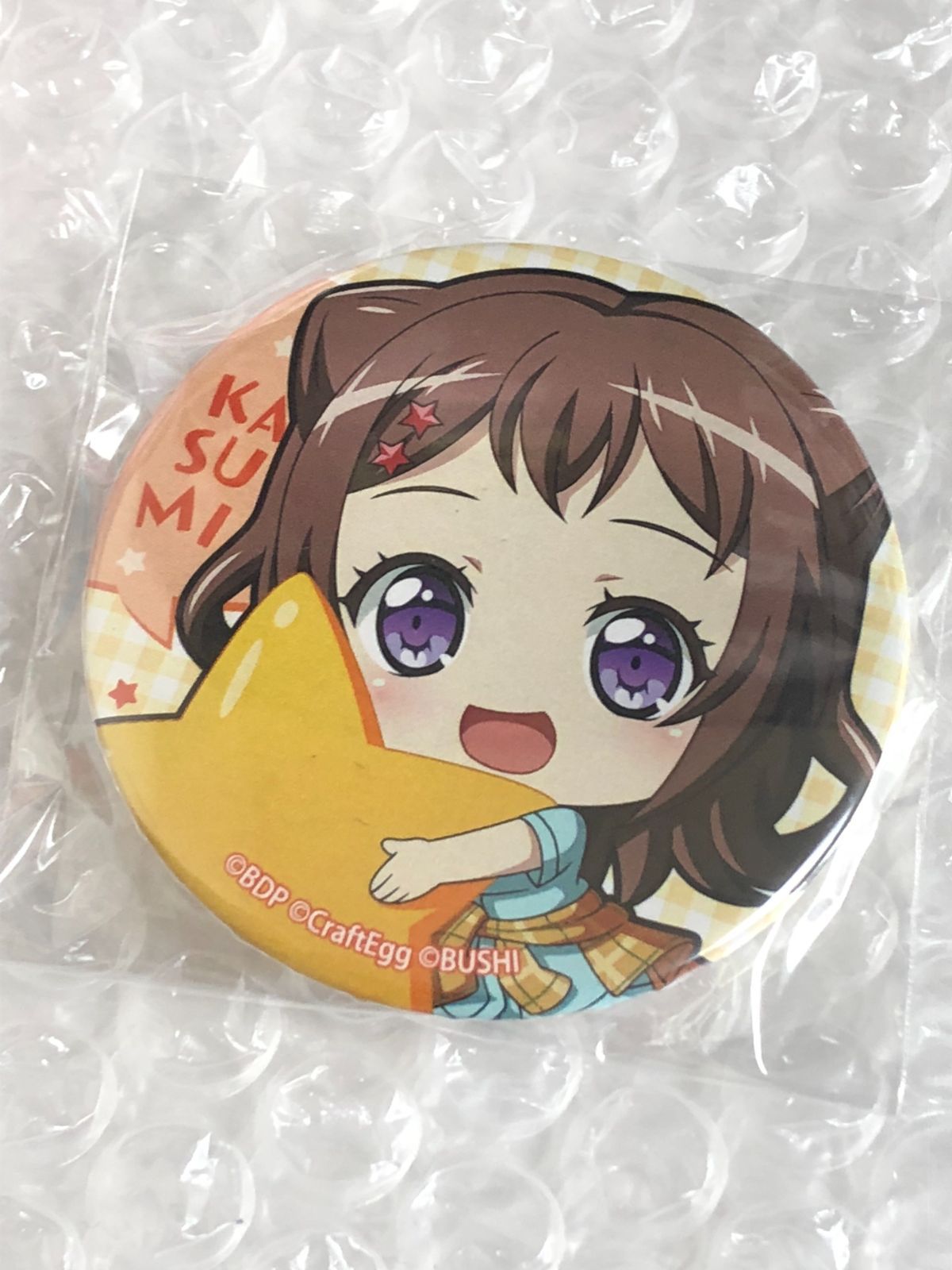 バンドリ 戸山香澄 OVA 缶バッジ (缶バッジカバー付き） バンドリ 戸山