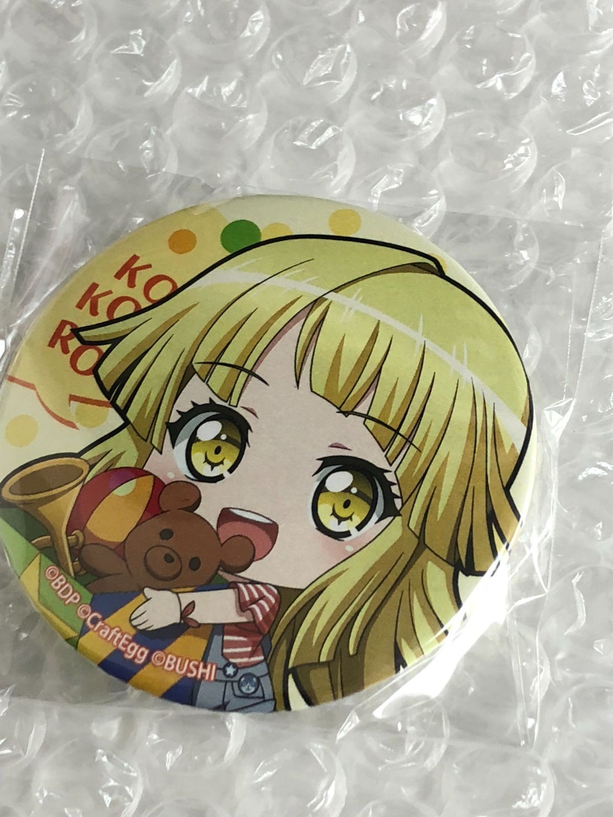 BanG Dream! 弦巻こころ ガールズバンドパーティ バンドリ 缶バッジ