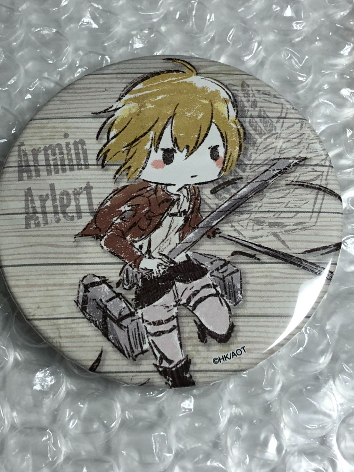 進撃の巨人 アルミン・アルレルト 缶バッジ - メルカリ