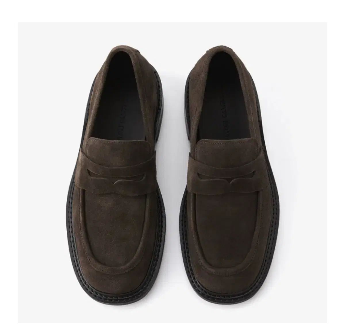  MOVE スウェード ローファー ブラウン 250 255-60 ローファー ブーツ 革靴