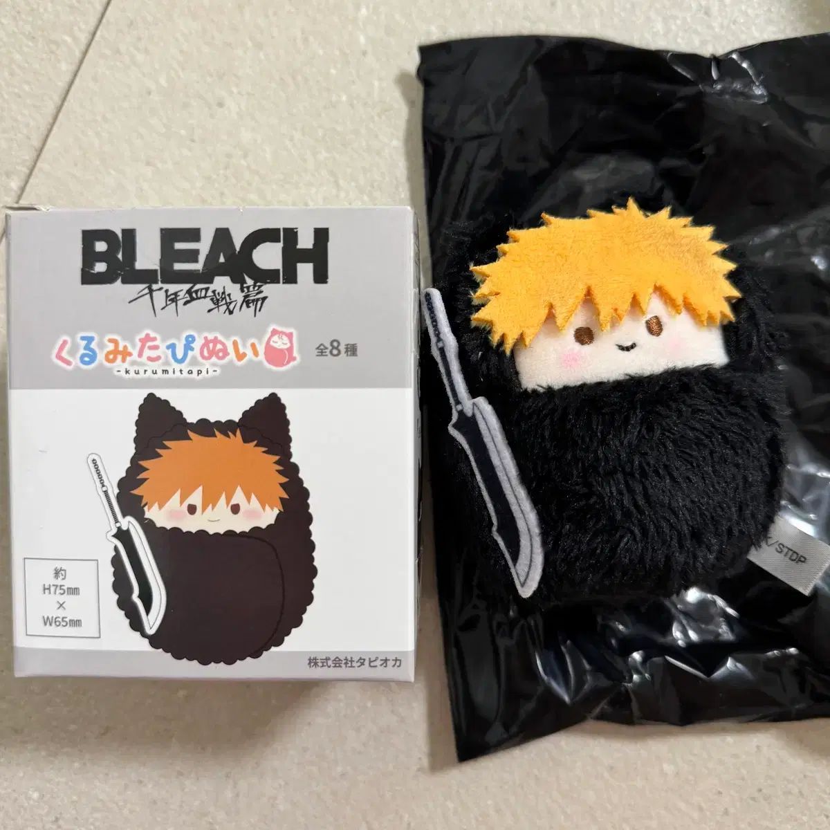 BLEACH（ブリーチ）千年血戦 くるみたぴぬい 鬼龍 紅郎 黒崎 一護