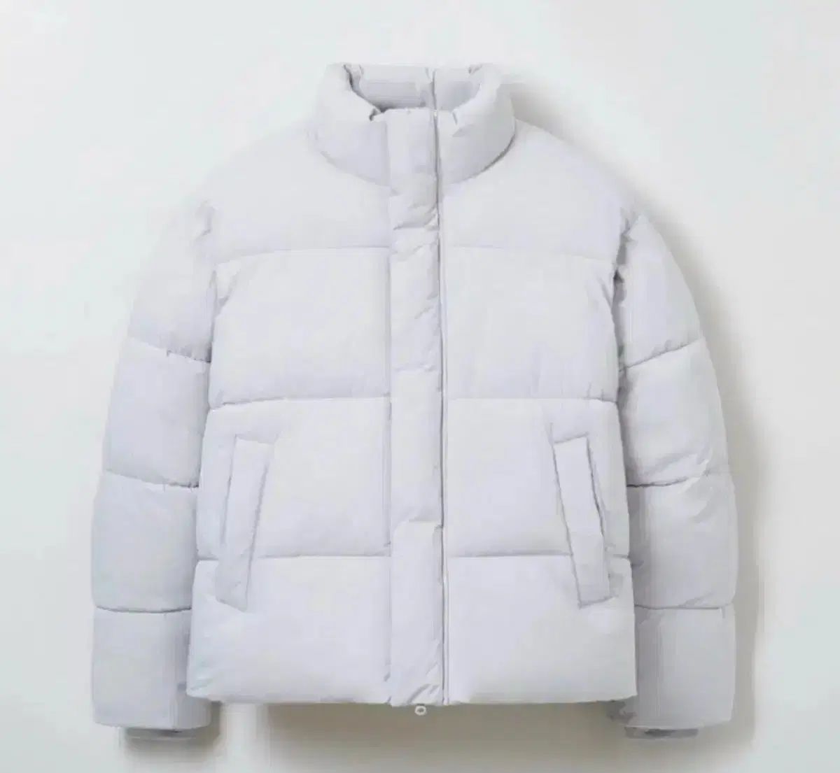 スパオ ベーシック パファー ライトグレー ユニセックス M