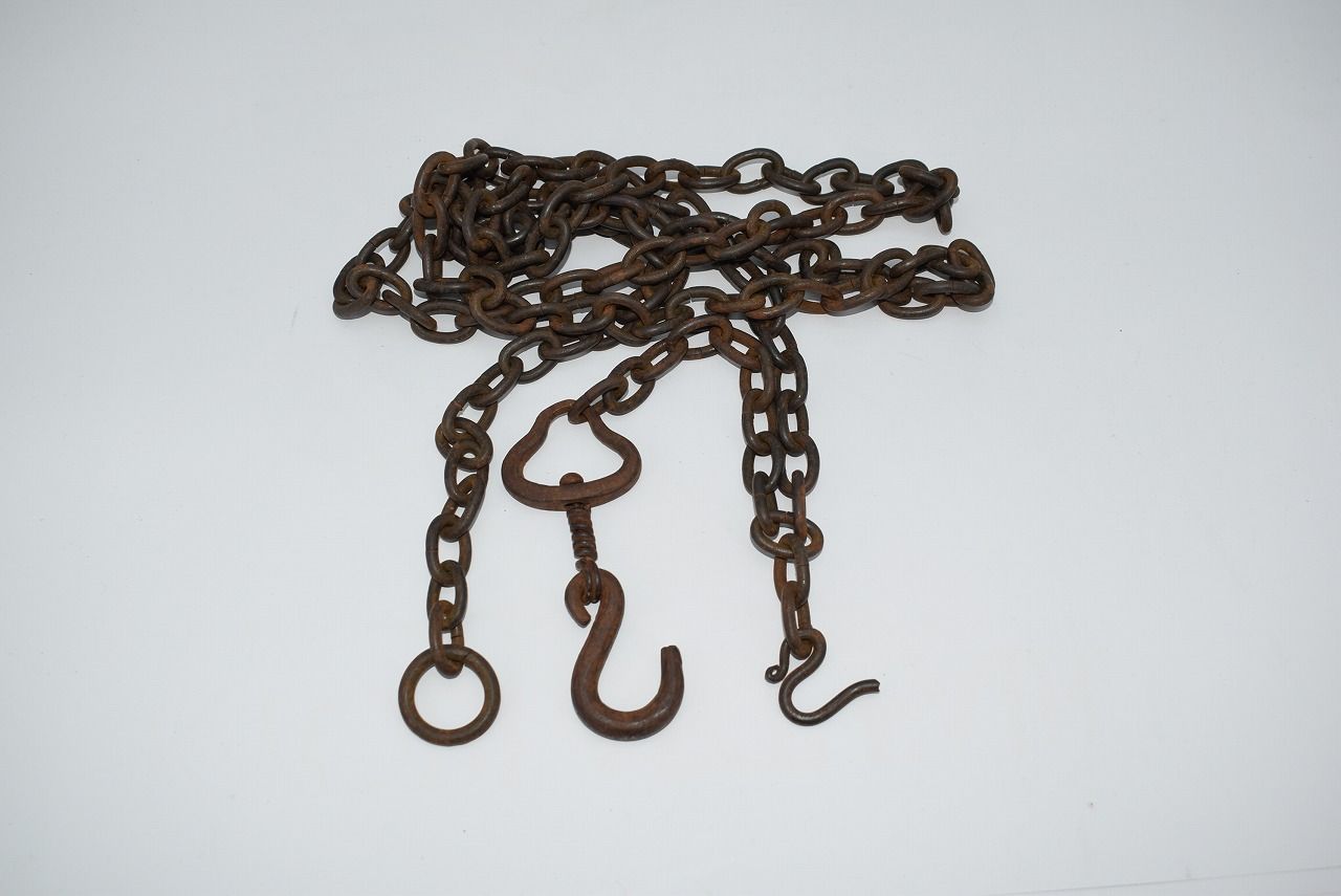 茶道具 釣釜 釜鎖 2 茶道 05-9419