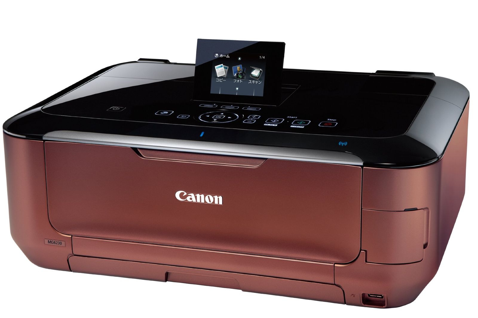 Canon インクジェット複合機 PIXUS 光ナビUI W黒インク 自動両面印刷 有線 無線LAN搭載 サイレントモード搭載 ECO設定付 ブロンズモデル ブロンズ