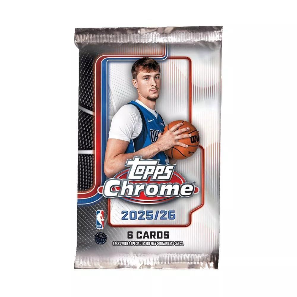 NBA 2025 26 TOPPS CHROME BASKETBALL MEGA BOX