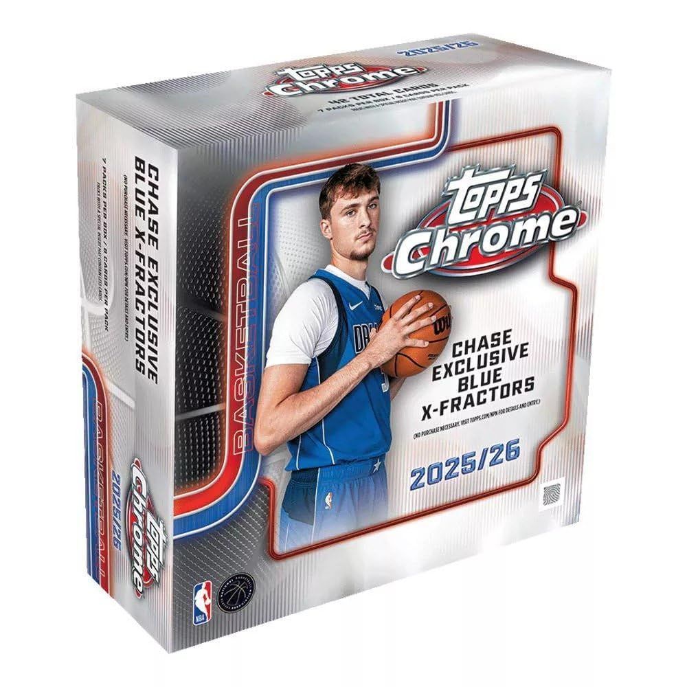 NBA 2025-26 TOPPS CHROME BASKETBALL MEGA BOX