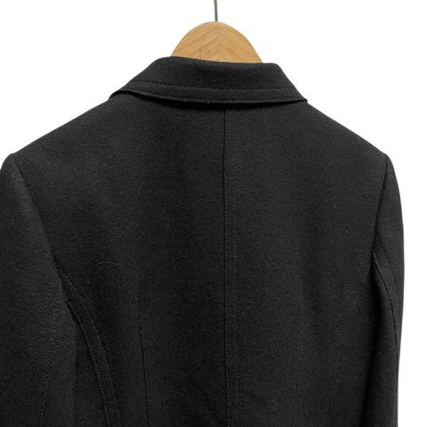 極美品 アンゴラ混 バーバリーロンドン テーラードジャケット 黒 B1232 バーバリー ロンドン BURBERRY LONDON アンゴラ混 ウールテーラード