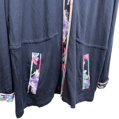 LEONARD SPORT フラワープリント カーディガン 40 LEONARD SPORT フラワープリント カーディガン 40