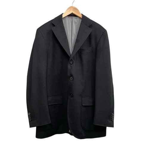 ロロピアーナ Loro Piana ウール100%ジャケット 3ボタン ブラック