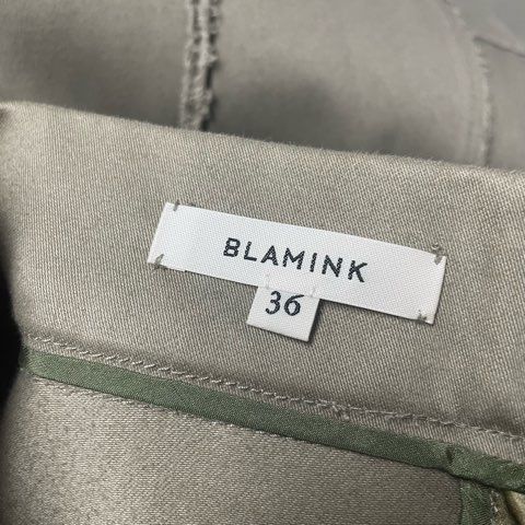 ブラミンク BLAMINK コットンフレアスカート ロング Aライン  