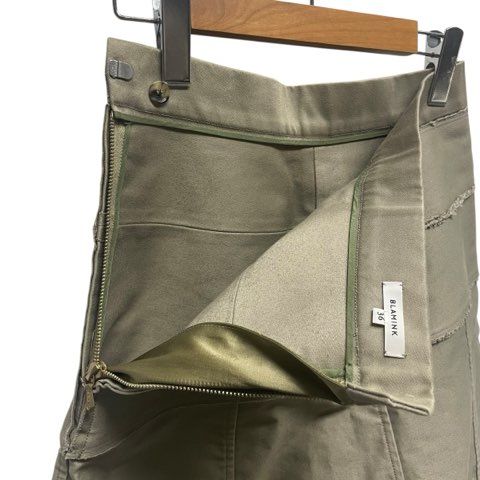 ブラミンク BLAMINK コットンフレアスカート ロング Aライン  