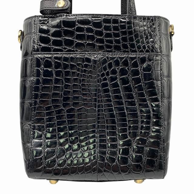 ペレリールッソ Pelley Lussa タグ付き 2way シャイニングクロコダイル