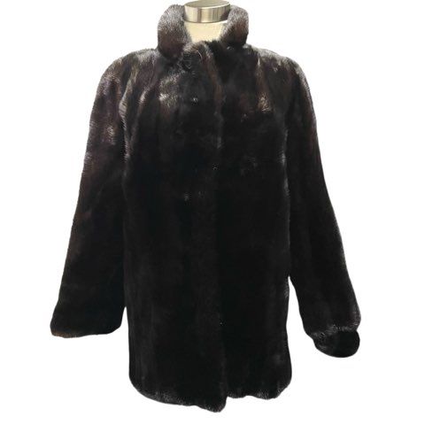 VISCARDI 定価約500万　イタリア製　ブラックグラマ　毛皮　ダブルネーム VISCARDI BLACKGLAMA ブラックグラマ ミンク MINK 毛皮 ロングコート