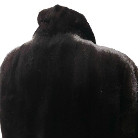 VISCARDI 定価約500万　イタリア製　ブラックグラマ　毛皮　ダブルネーム VISCARDI BLACKGLAMA ブラックグラマ ミンク MINK 毛皮 ロングコート