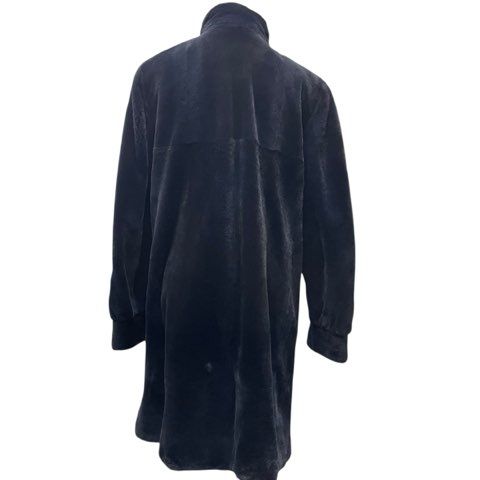 美品 シェアードミンク ネイビー 紺 ロングコート 毛皮 リアルファー サガミンク シェアードミンク MINK 毛皮 ロングコート リアルファー