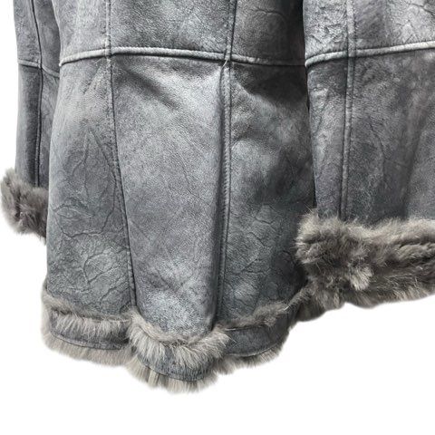 極希少♡ヴィンテージ ラビットファー タイダイラビットムートンコート うさぎ革 C's style 兎革 ラビットムートン フォックスファー コート アウター
