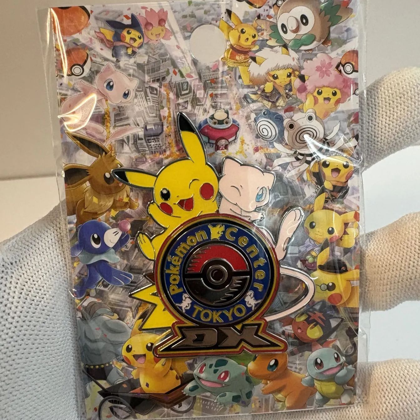 ポケモンセンター ロゴピンズ 6個セット 新品】ポケモンセンターTOKYO DX ロゴピンズ ピカチュウ＆ミュウ