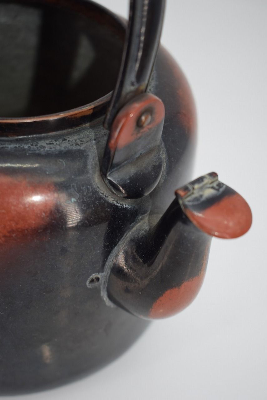 茶道具水次ぎヤカン 茶道具 水次 利休形 薬缶 やかん 表 口蓋無 木村 清五郎 作 茶道 14