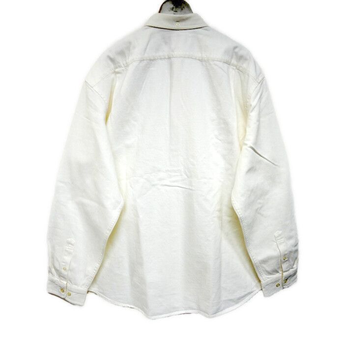 シュプリーム スモールボックスデニムシャツ ホワイト ボタンダウン FW25 Supreme 国内正規 25AW 25FW Small Box Denim Shirt スモールボックス