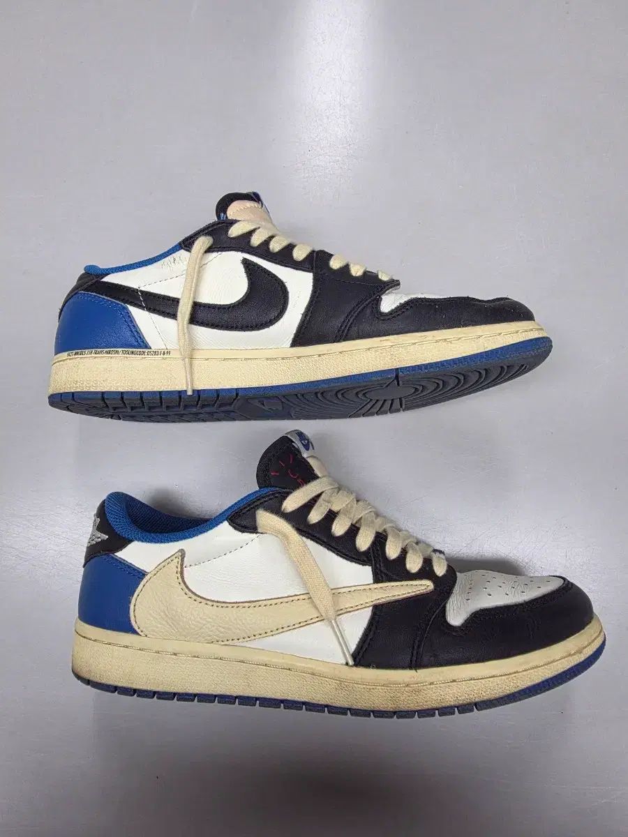 ジョーダン1 x トラヴィス スコット フラグメント デザイン レトロ ロー OG 26.5