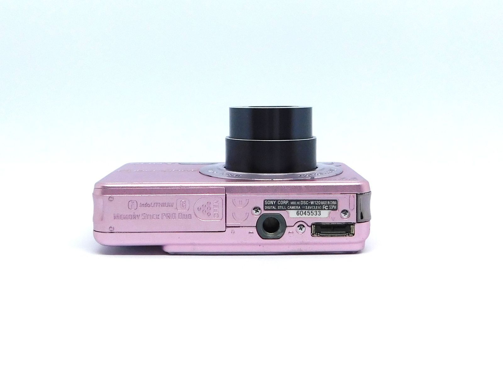 SONY ソニー サイバーショット DSC-W120 デジタルカメラ ピンク 動作確認済み】SONY CyberShot DSC-W120 バッテリー付き ストラップ