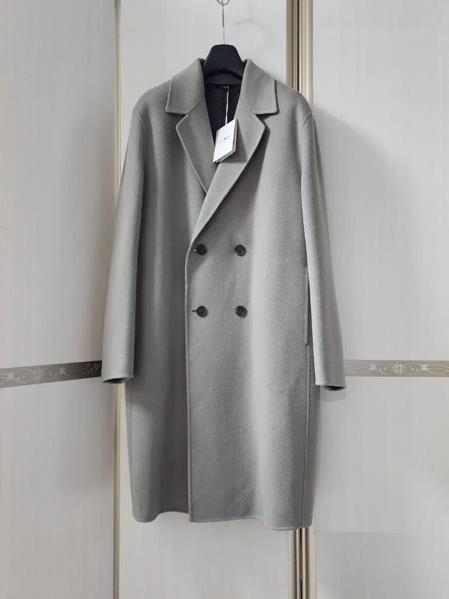 ハンサム TIME HOMME カシミア ブレンド ダブル コート 105 サイズ