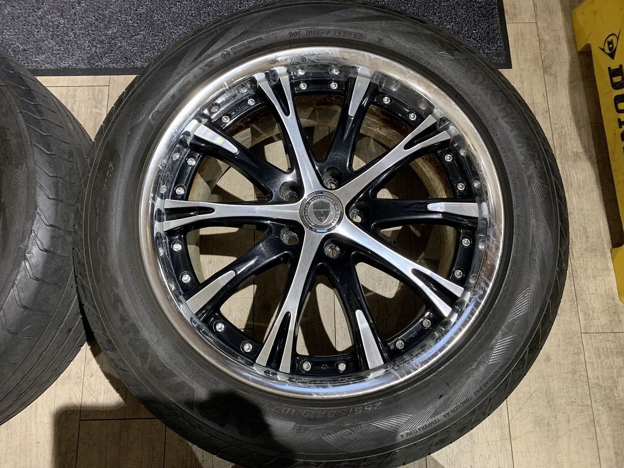  2512014 WORK SCHWERT SC 4 SW 19インチ 8.5 J 45 PCD 114.3 5 H 73 mm ADVAN Sport V 105 255|50 R 19 2020年 4.5 5.5 ハリアー 等 19インチ タイヤ ホイールセット