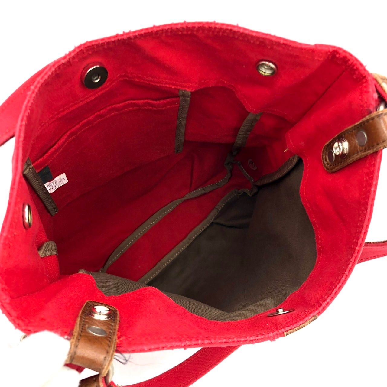 バギーポート BAGGY PORT リュック ショルダーバッグ 赤 キャンバス 