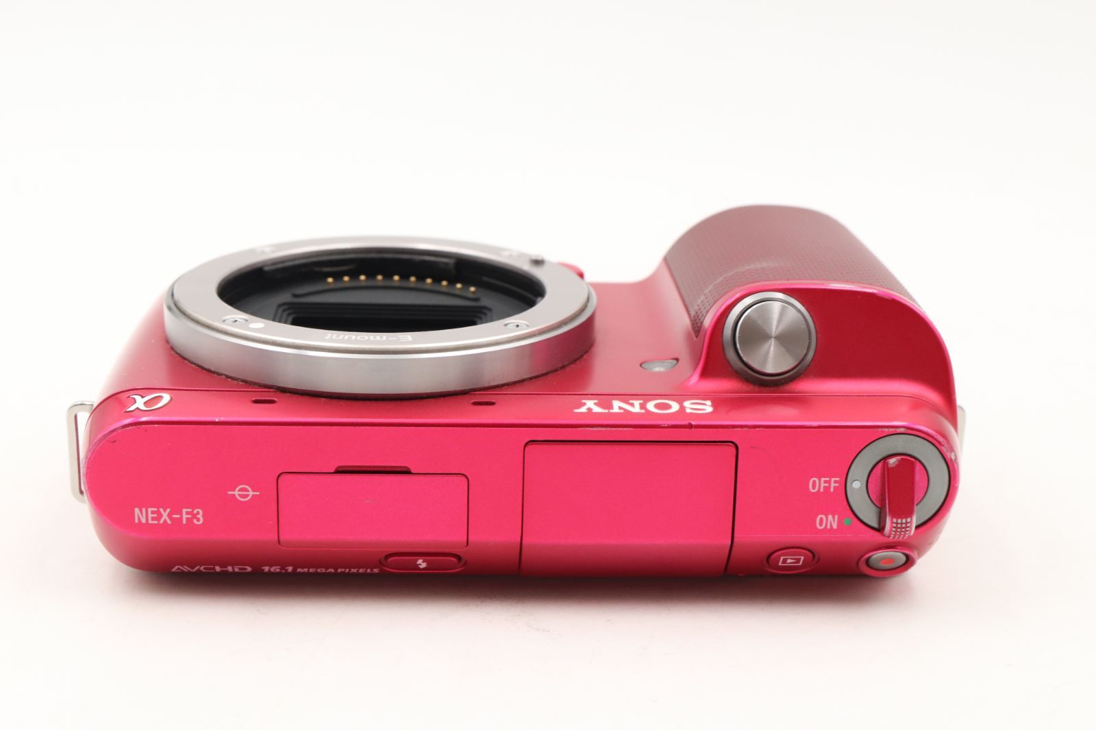 動作好調☆SONY NEX-F3 ソニー ミラーレス一眼レフカメラ ピンク