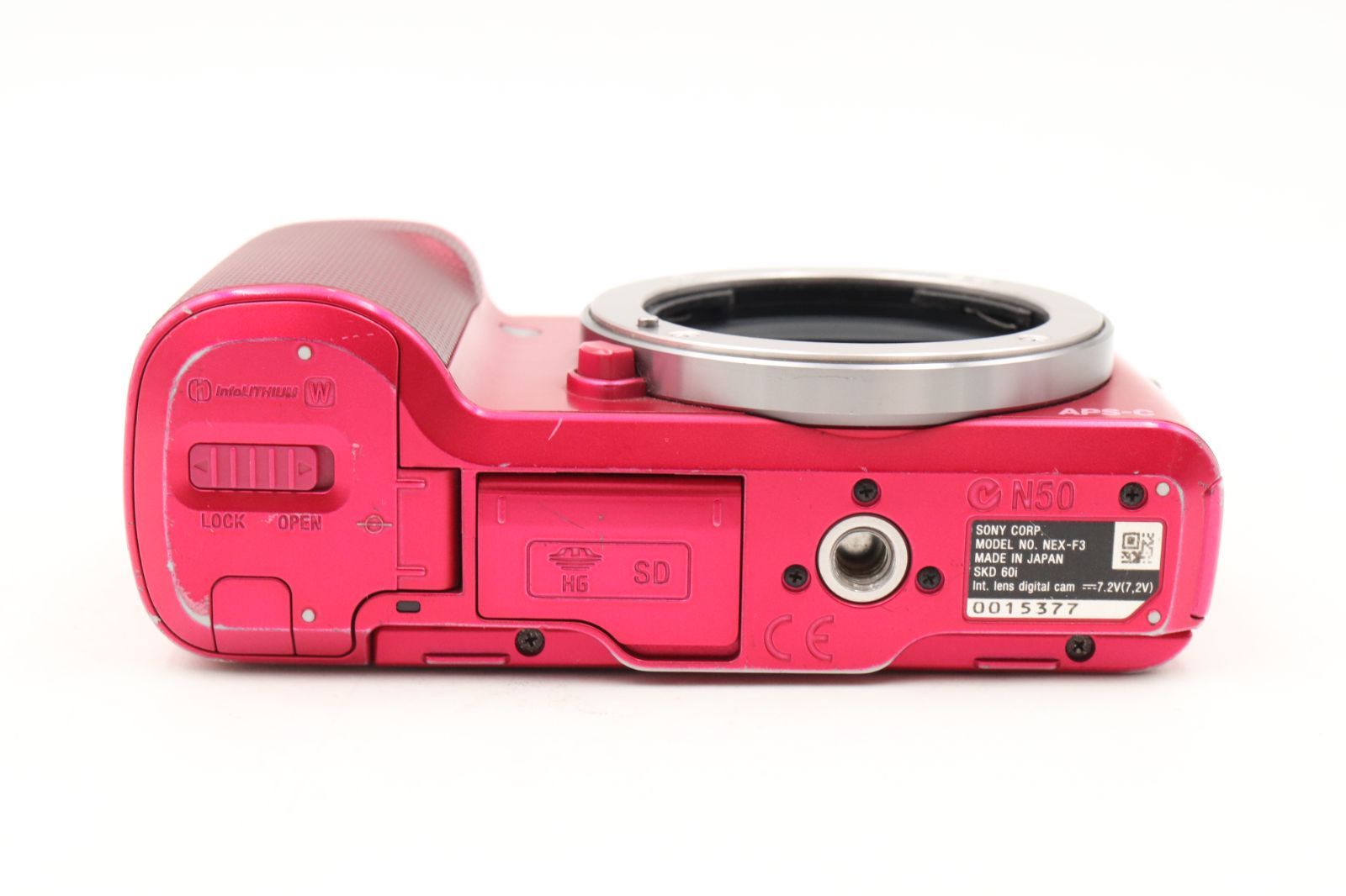 動作好調☆SONY NEX-F3 ソニー ミラーレス一眼レフカメラ ピンク