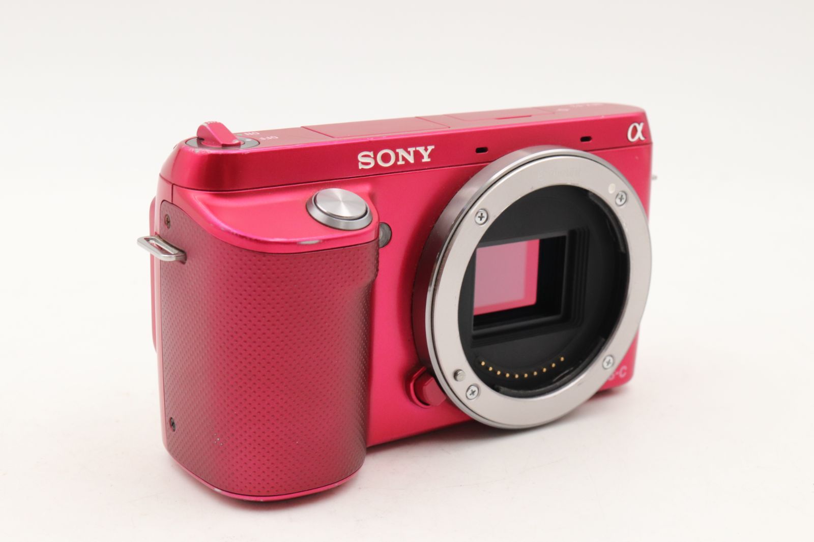 【美品】SONY nex-f3 ピンク レンズキット ミラーレス一眼カメラ NEX-F3 SONY ピンク ミラーレス一眼 レンズキット ソニー、ミラーレス