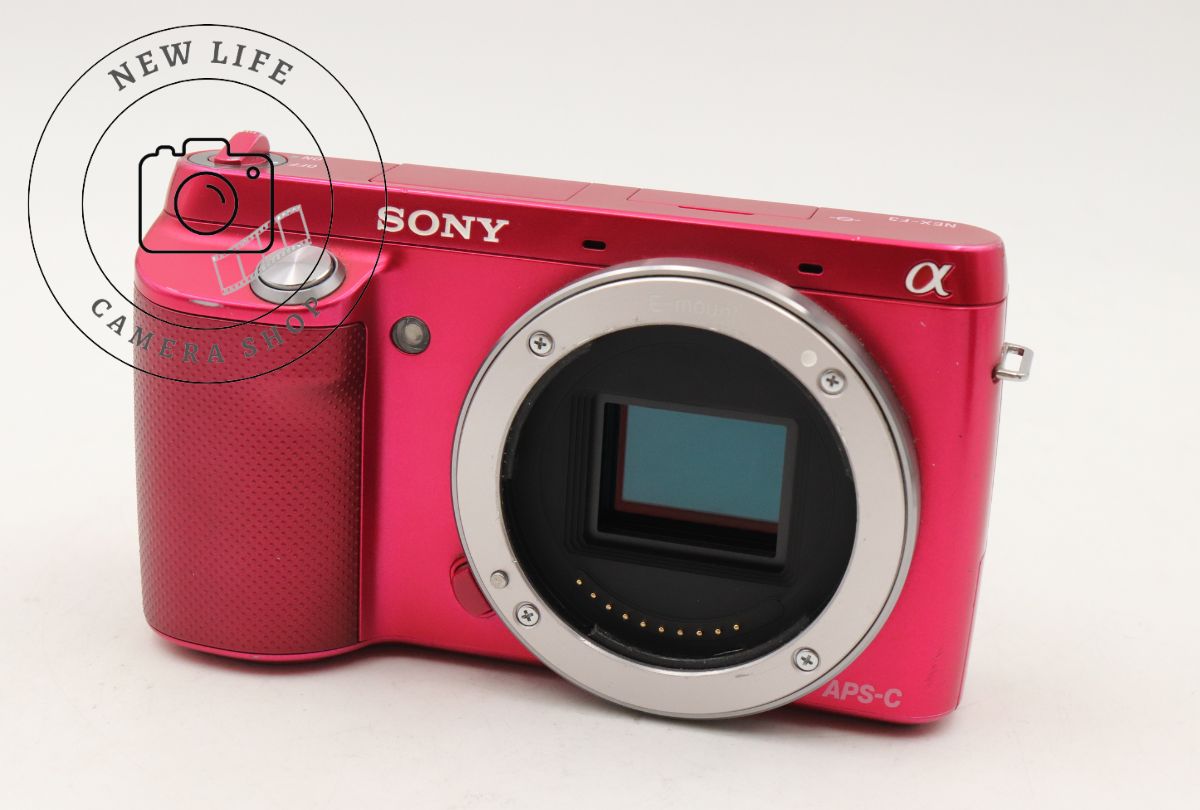 動作好調☆SONY NEX-F3 ソニー ミラーレス一眼レフカメラ ピンク