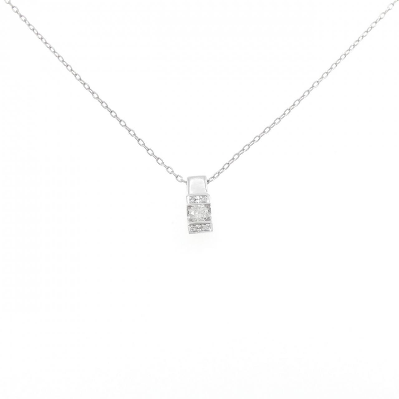 K14WG/K18WG ダイヤモンド ネックレス 0.107CT 【公式通販】