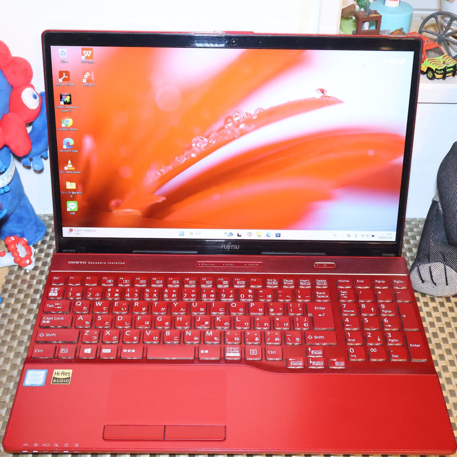 人気の赤！Win11公式対応i7/メ16/SSD/BD/無線/カメラ/TypeC - メルカリ