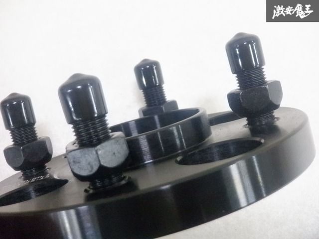 【未使用】 社外 15mm ワイドトレッドスペーサー ワイトレ 2枚 PCD100 4H ハブ径60.1mm M12&times;P1.25 スズキ エブリイ など 即納 棚2F-M-4