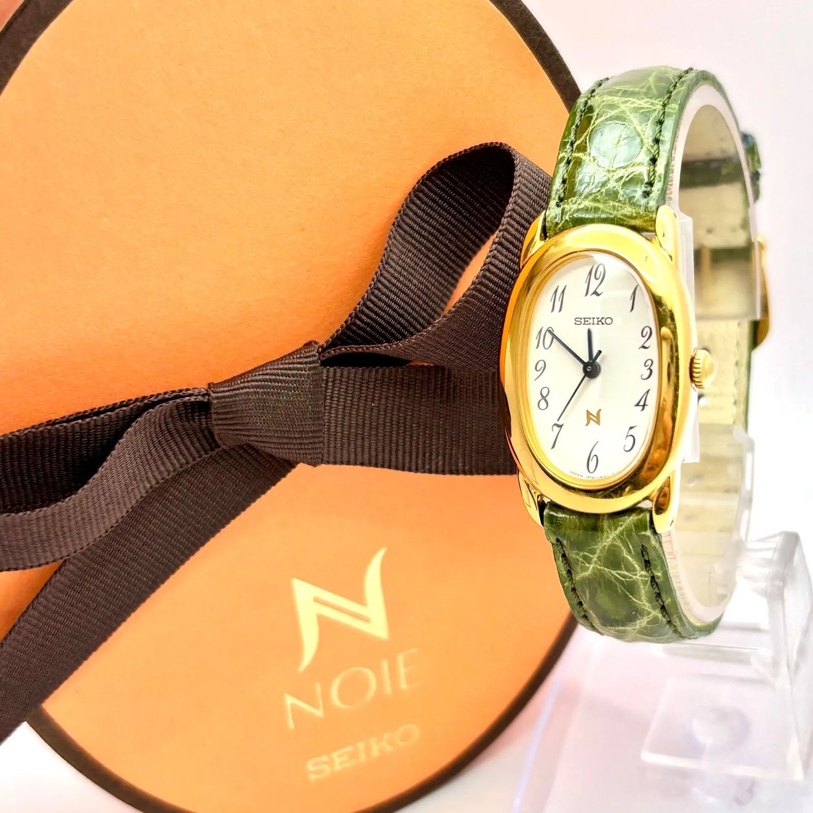 箱付/新品電池】SEIKO セイコー NOIE ノイエ ゴールドオーバル