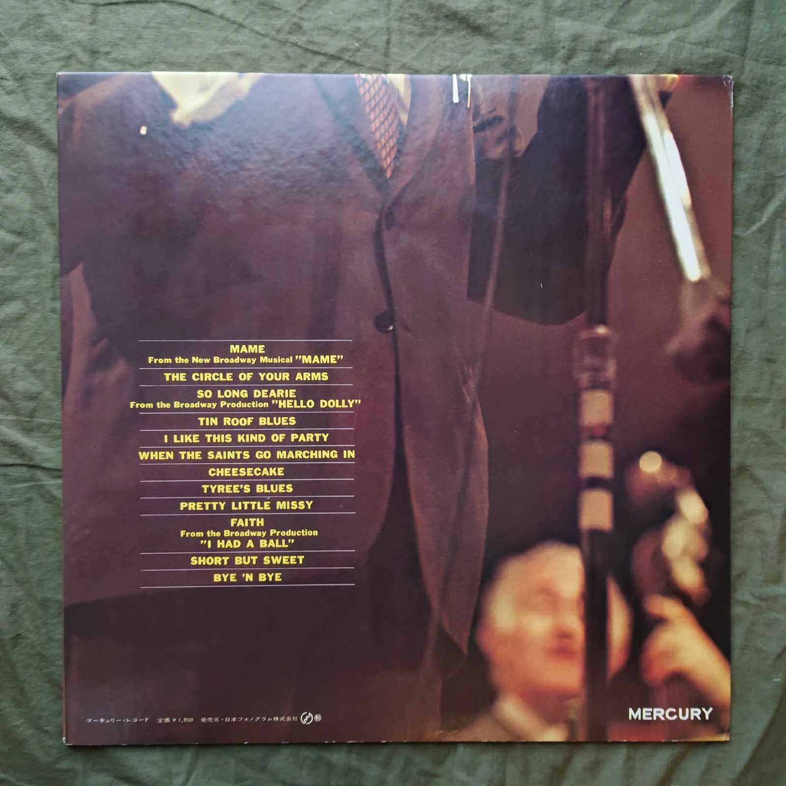 美盤 美ジャケ 国内盤 ルイ・アームストロング LPレコード 聖者の行進