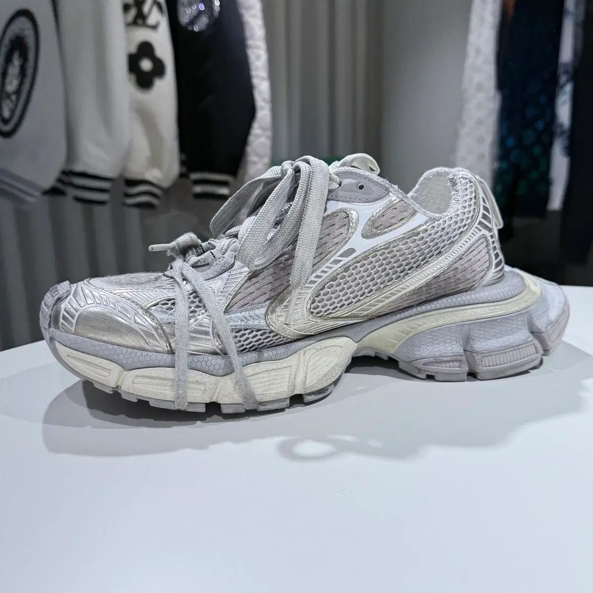  41 | バレンシアガ 3 XL エッグシェル スニーカー スニーカー 靴