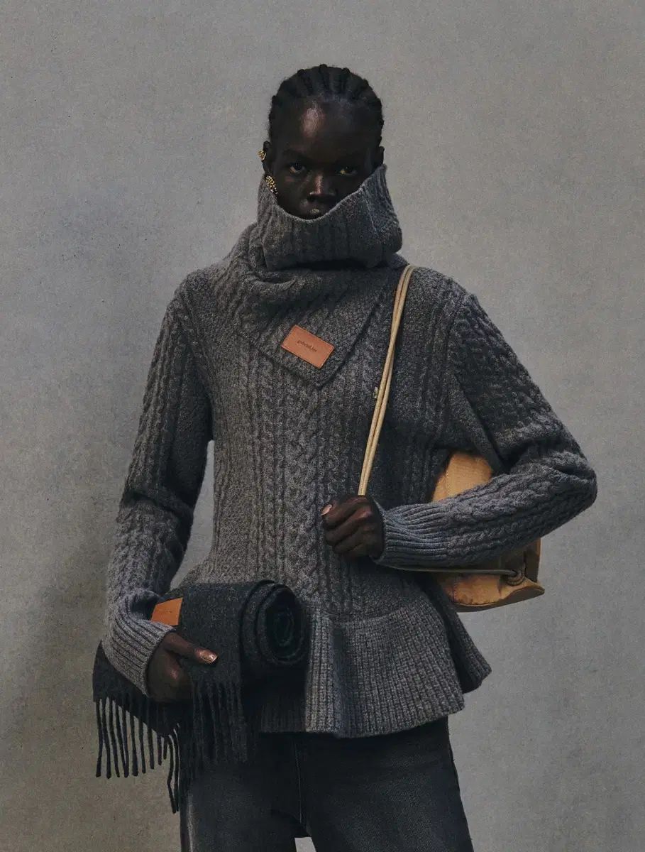 ガブリエルLEE カシミア混 ウール混 ネックウォーマー | ニット set 発売価格 34 ONE