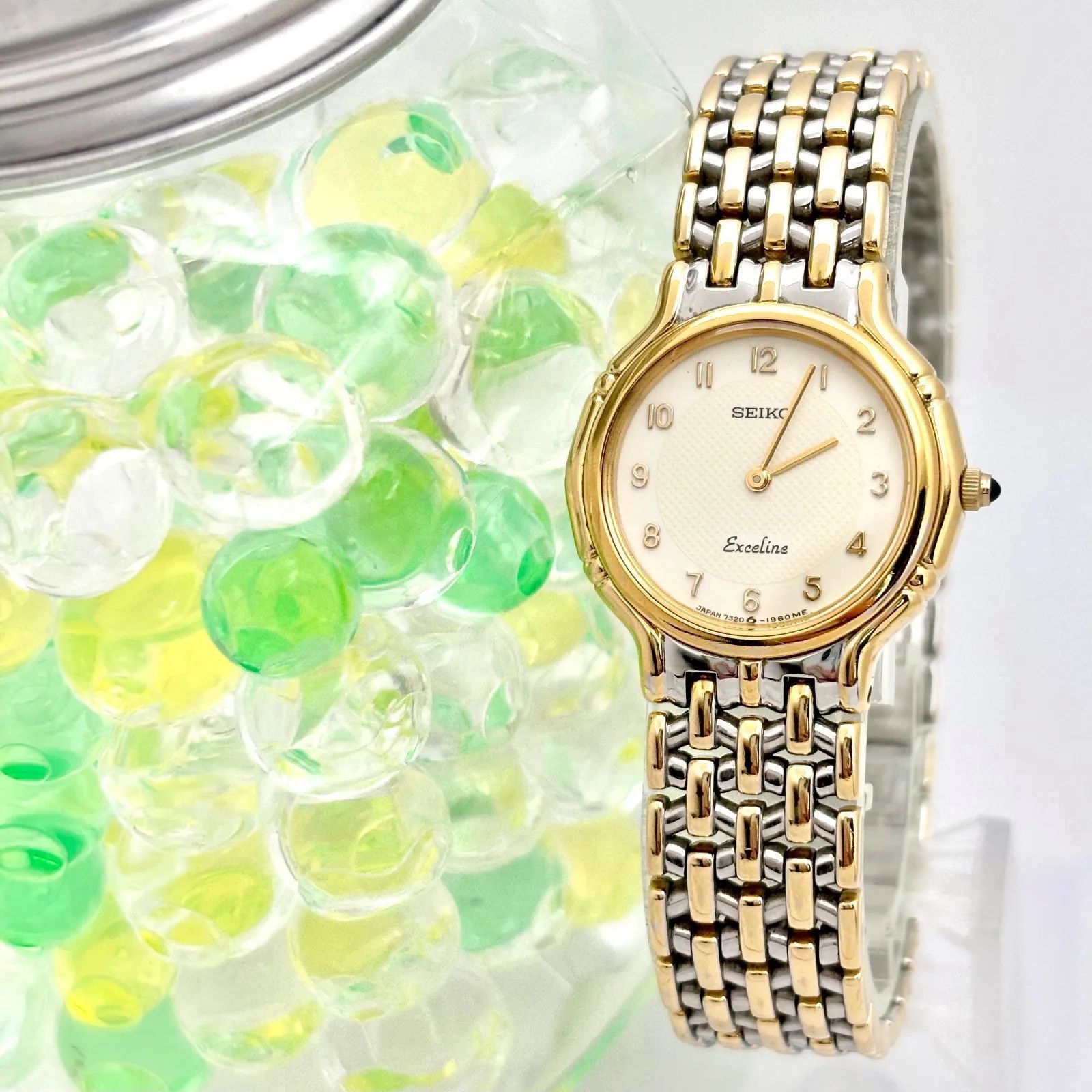 | 電池 SEIKO セイコー Exceline エクセリーヌ レディース 腕時計 7320-041 A 975888
